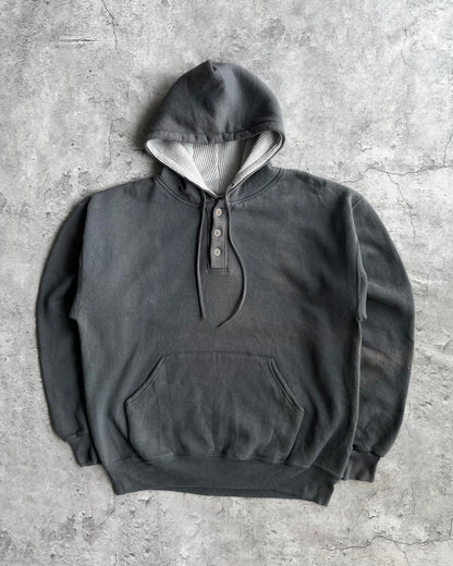 1990S SUN FADED RUSSELL BLANK AFTERHOOD SWEATSHIRT (L)