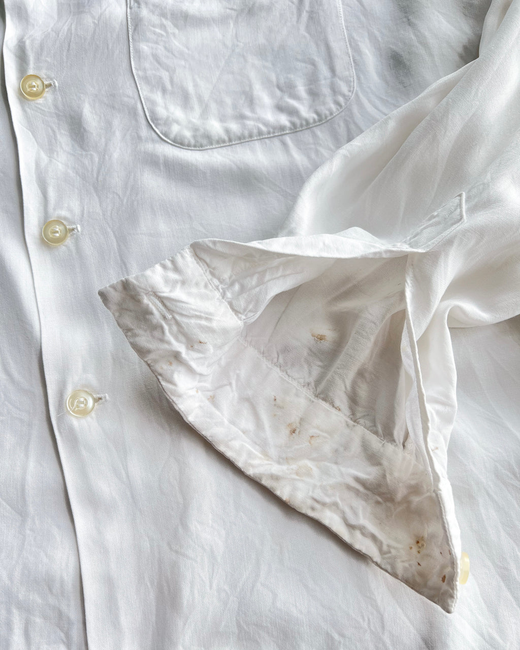 1950S PALM SPRINGS RAYON LONGSLEEVES SHIRT (S-L)