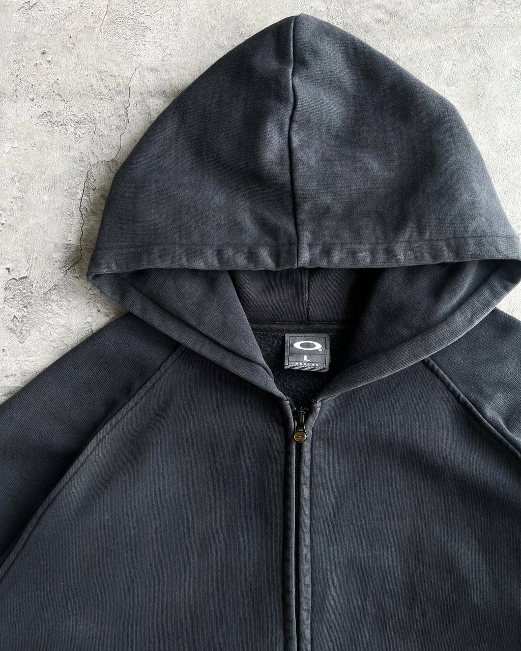 2000S OAKLEY RAGLAN ZIP-UP HOODIE (L)