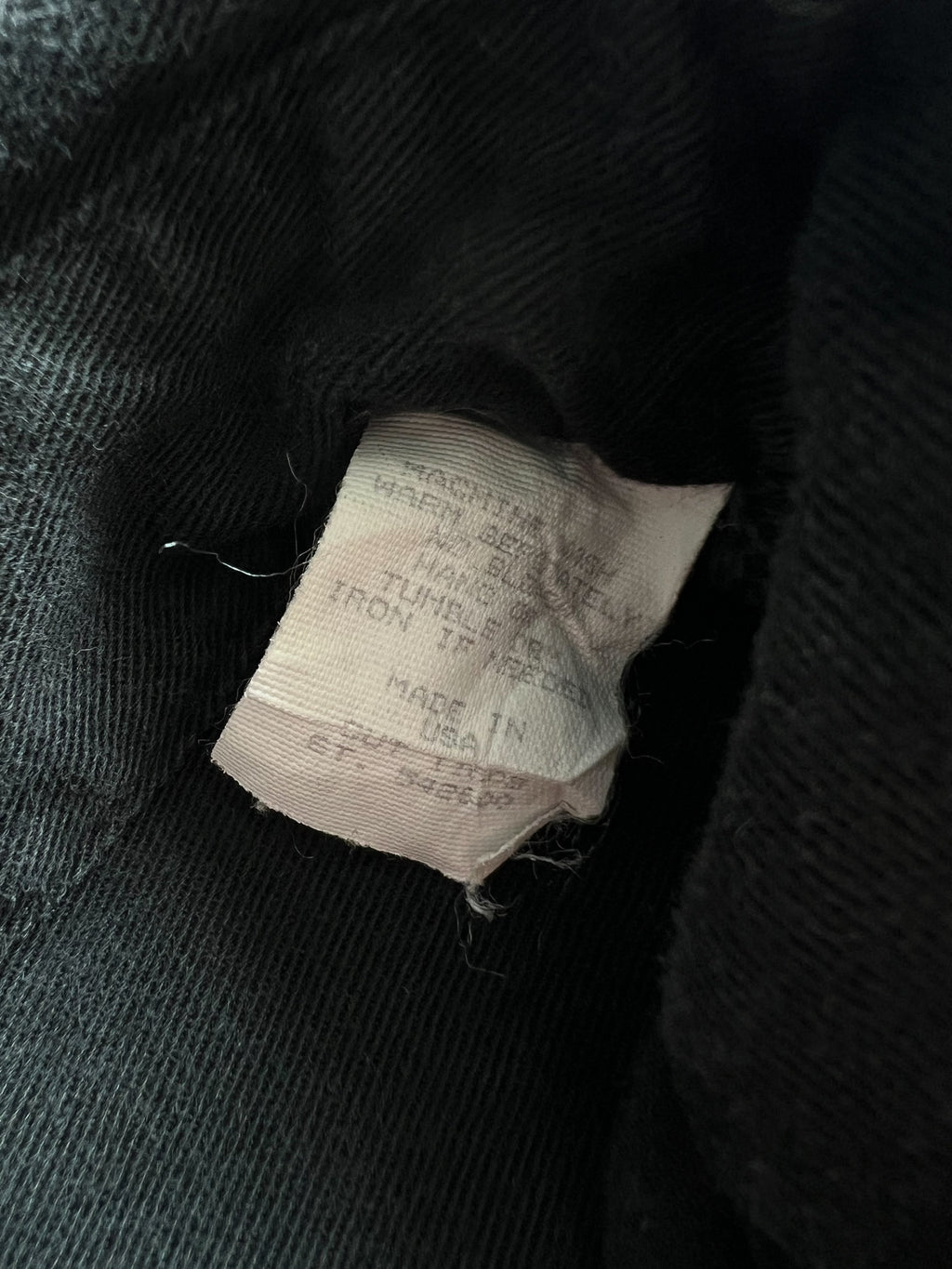 1980S BLACK WESTERN RANGEWEAR BIB SHIRT  (L)