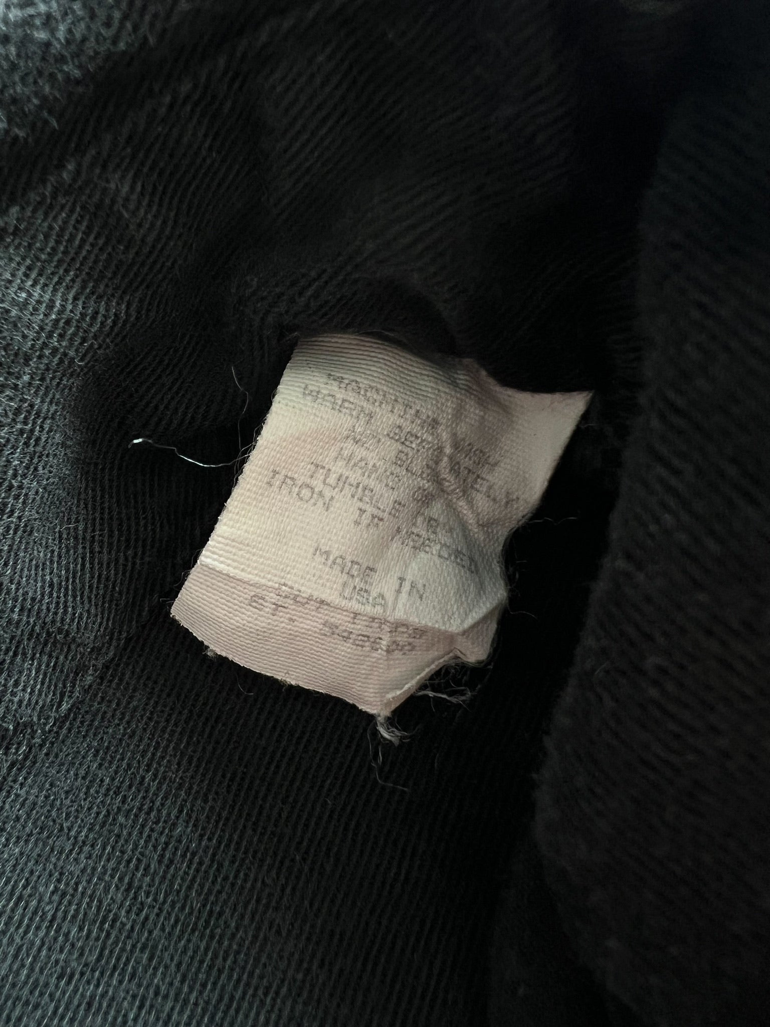 1980S BLACK WESTERN RANGEWEAR BIB SHIRT  (L)