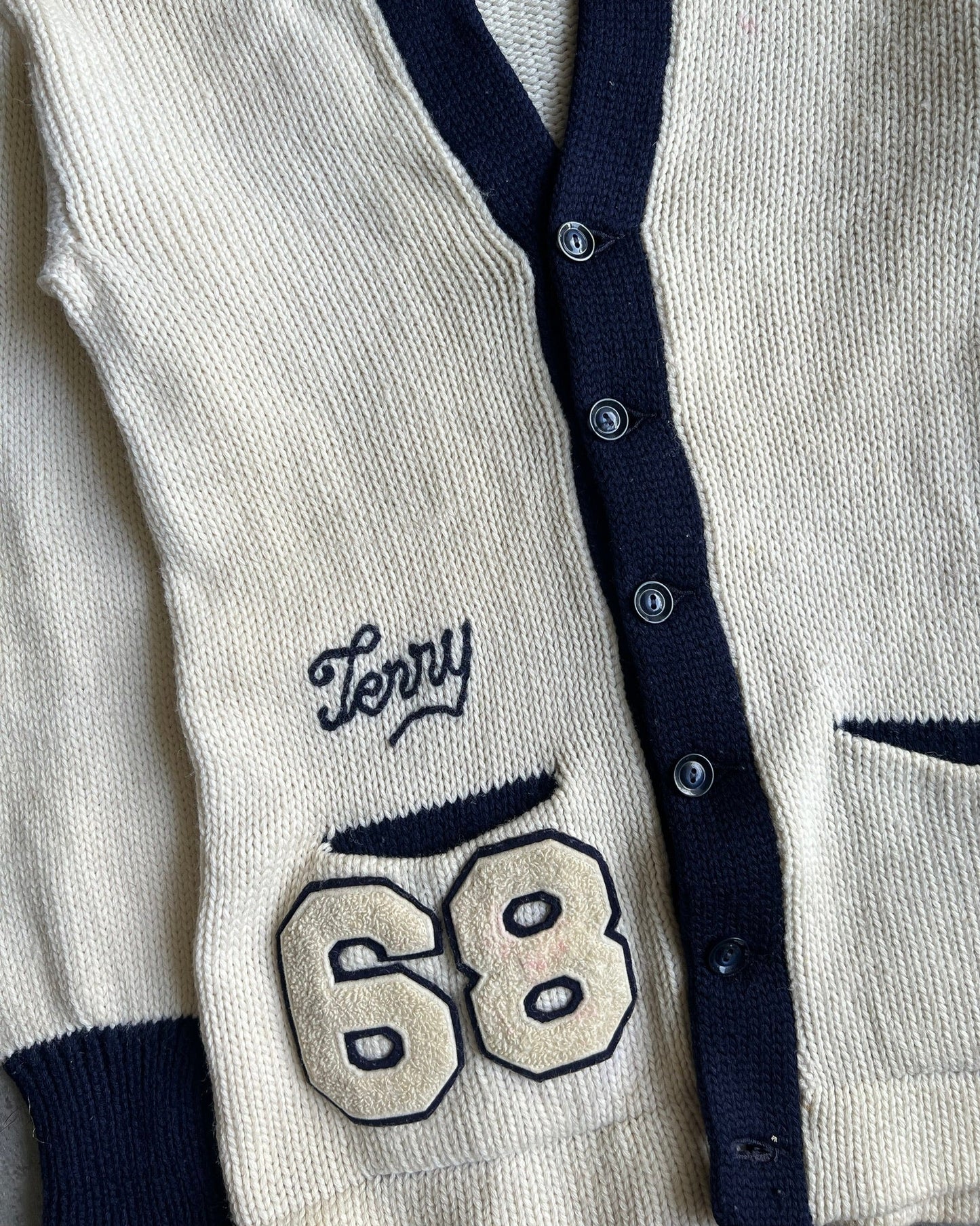 1968 ‘JERRY’ LETTERMAN CARDIGAN (S/M)