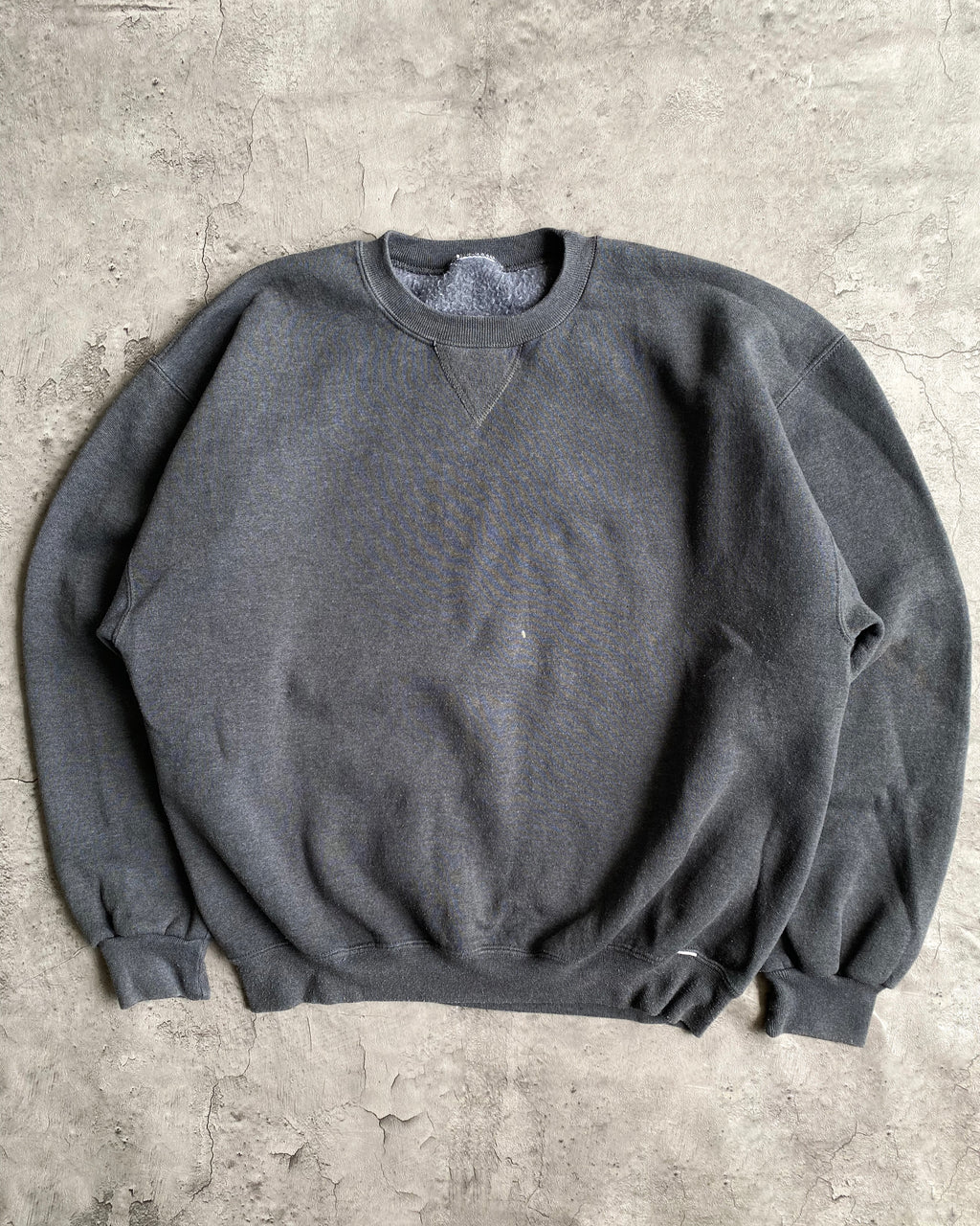 1990S RUSSELL DARK GREY BLANK CREWNECK SWEATSHIRT (M/L)