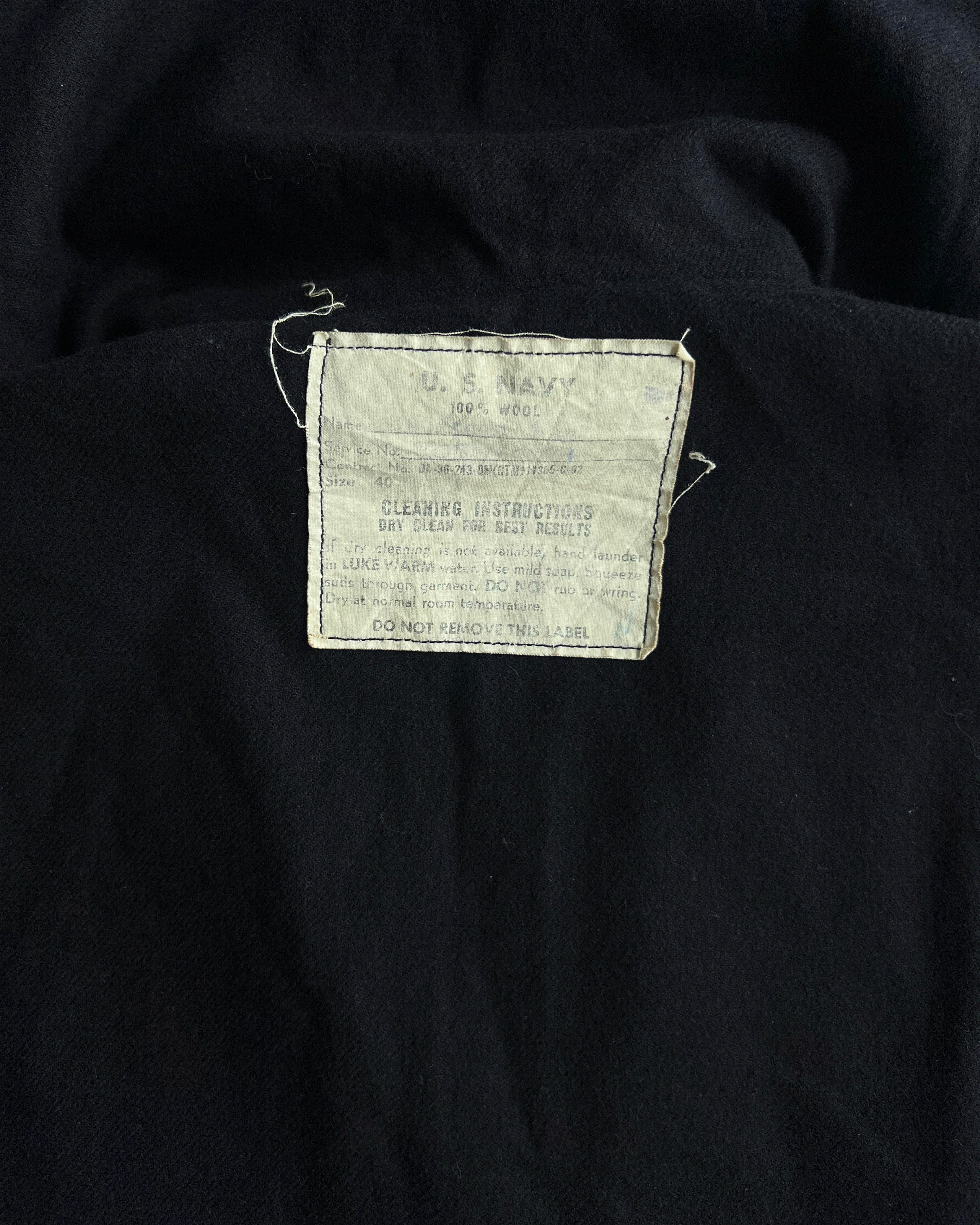 1940S WWII US NAVY WOOL UNIFORM (M)