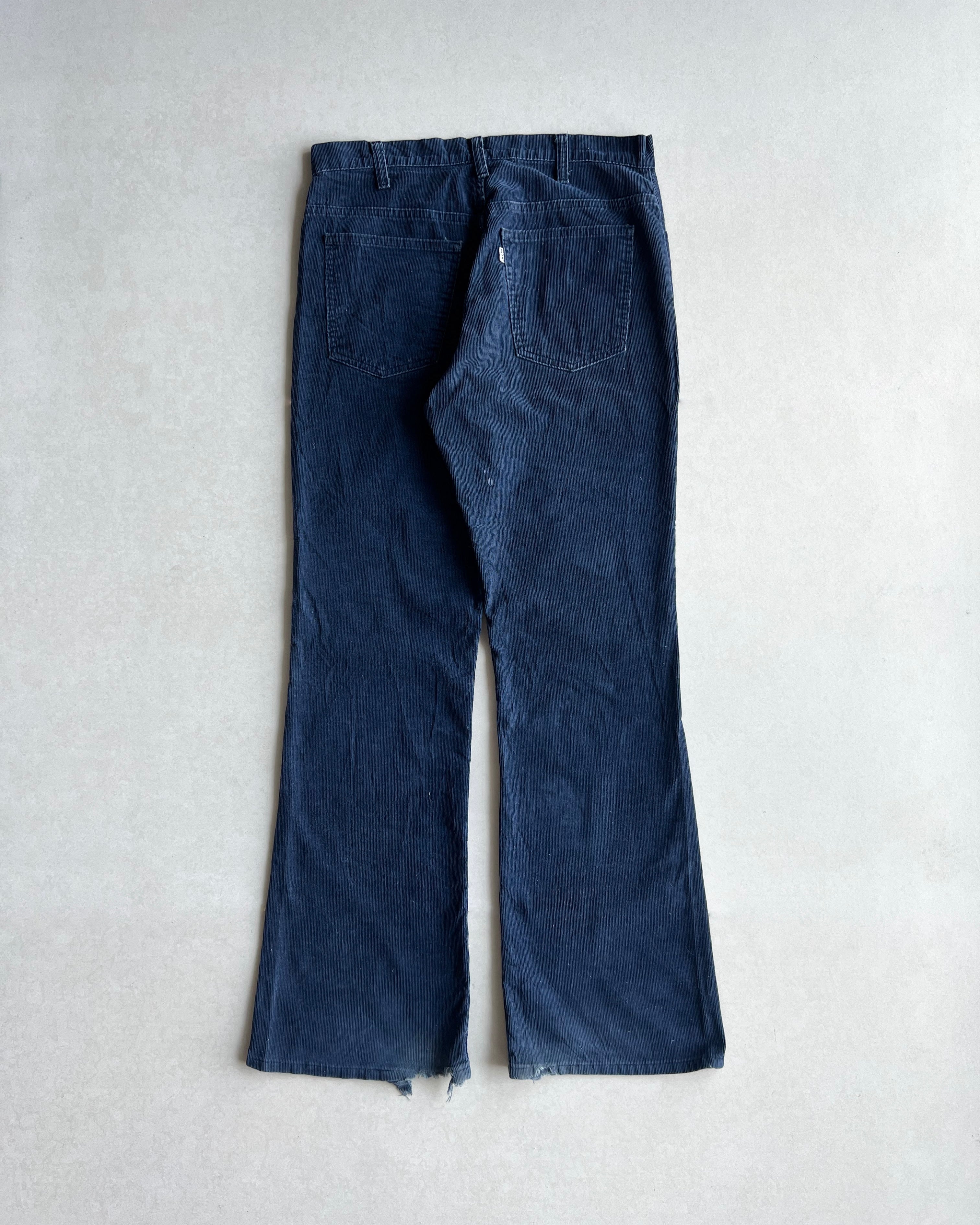 1970S NAVY LEVI'S 646 BOOTCUT JEANS (34X33)