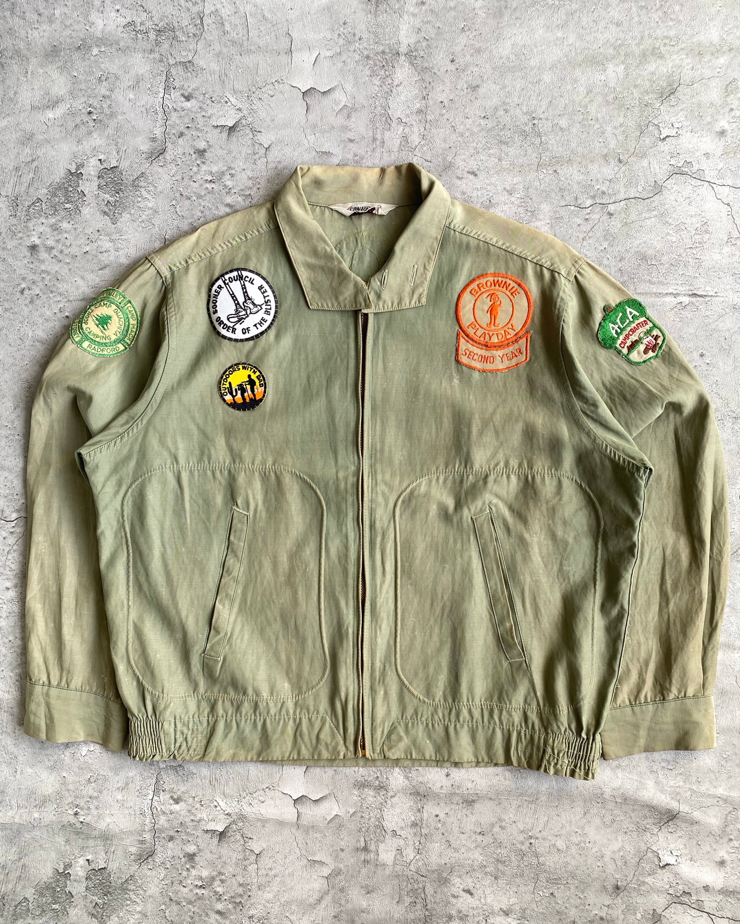 1950S PATCHES SCOUT CAMPING JACKETS (S-L)