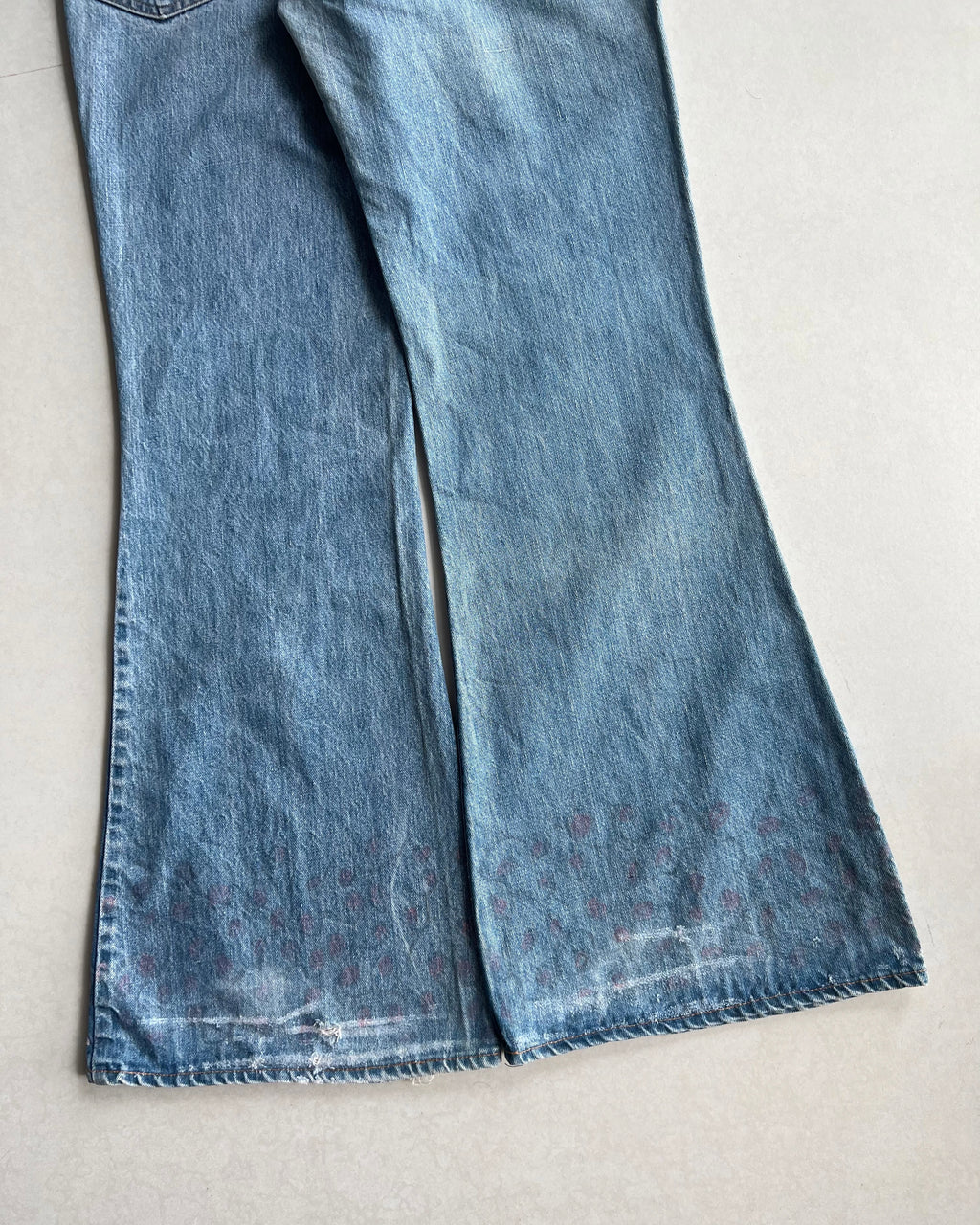 1970S FADED WASHED LEVI'S 684 BOOTCUT JEANS (34X34)