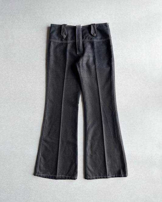 1970S TOPEKA RAYON BOOTCUT TROUSERS (32X32)