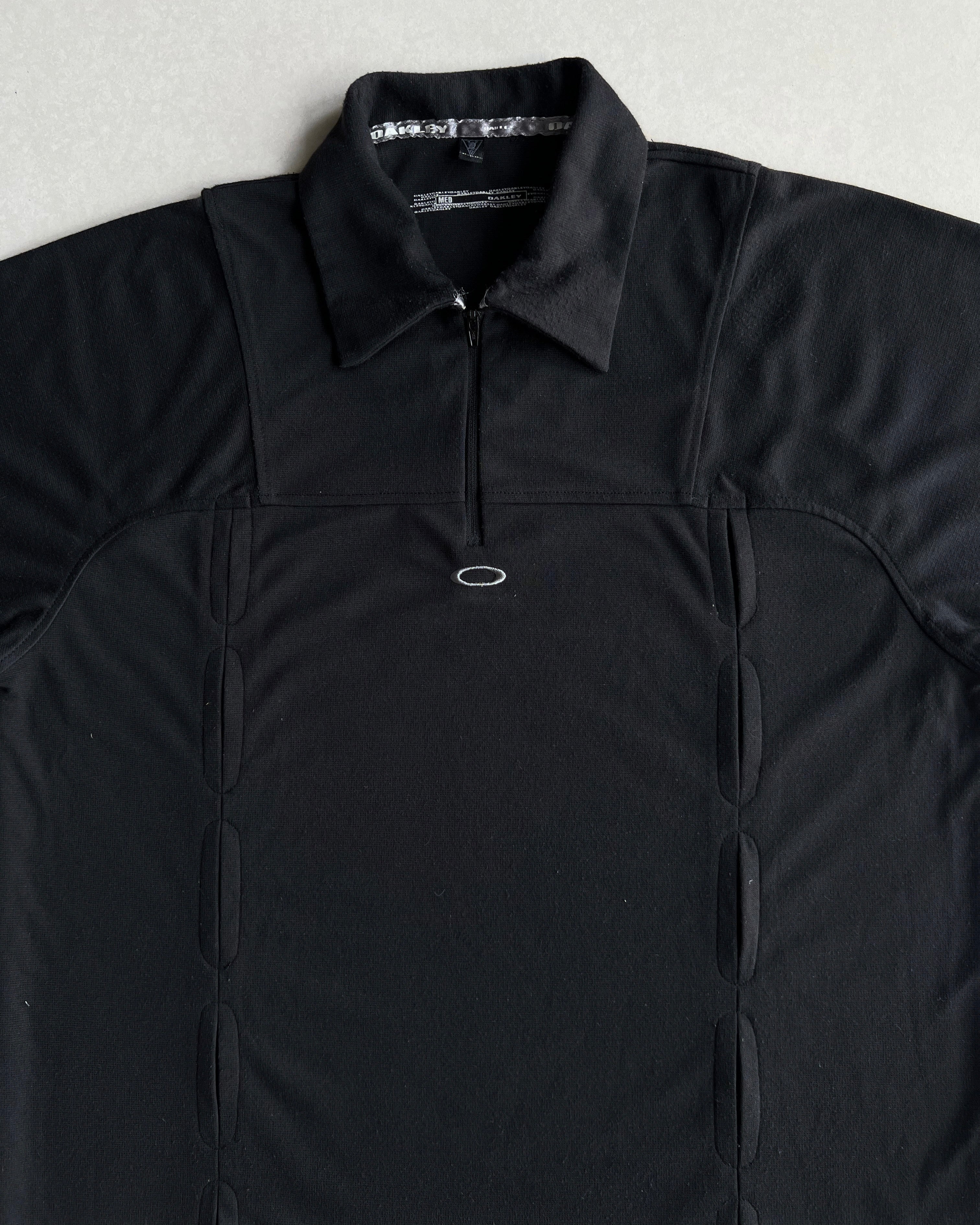 2000S OAKLEY MULTI-PANEL QUARTERZIP POLO (M)
