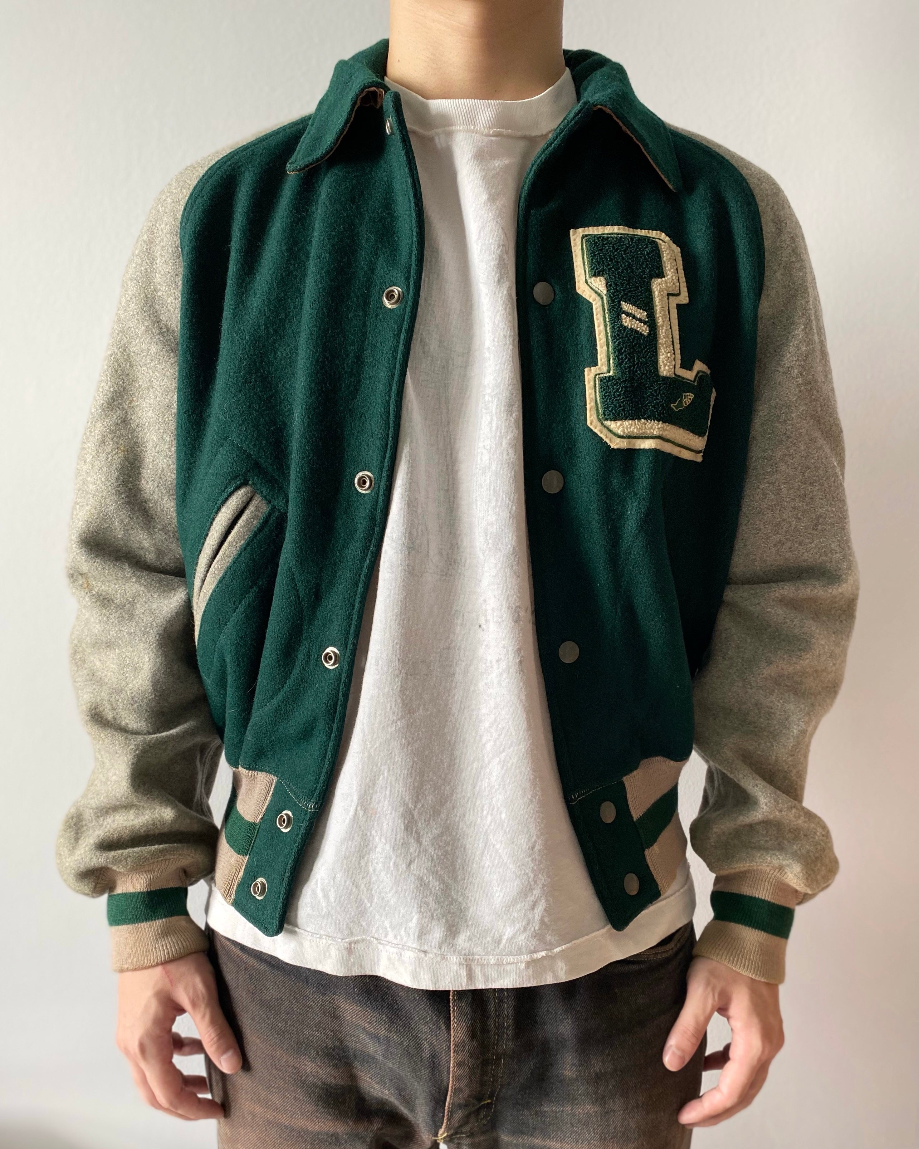 1960S 'L' LETTERMAN VARSITY JACKET (S-L)