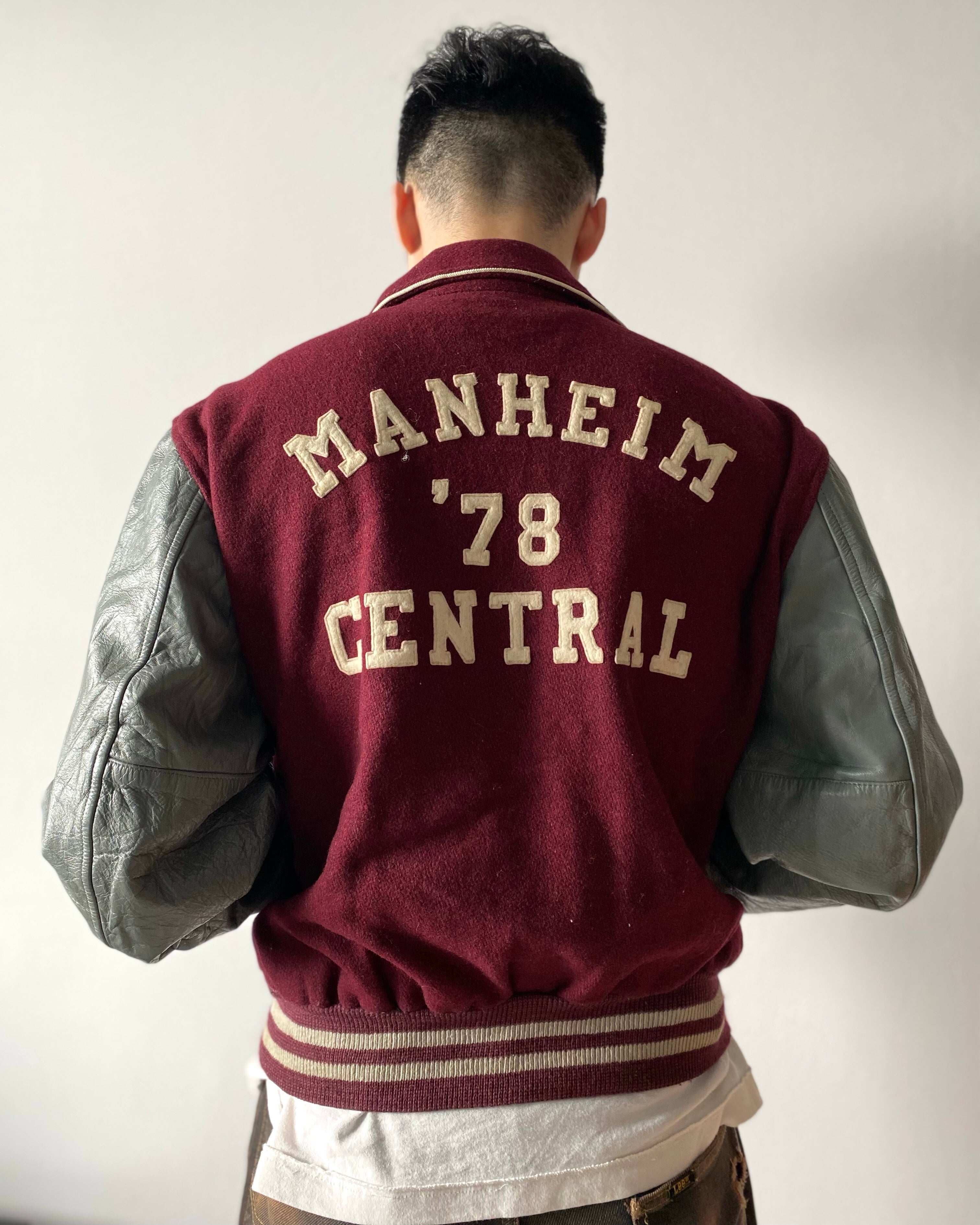 1978 'MANHEIM CENTRAL' VARSITY JACKET (L/XL)