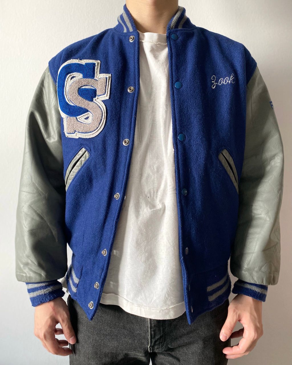 1990S 'GARDEN SPOT VARSITY' VARSITY JACKET (S/M)