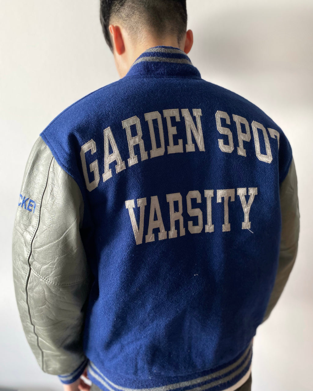 1990S 'GARDEN SPOT VARSITY' VARSITY JACKET (S/M)