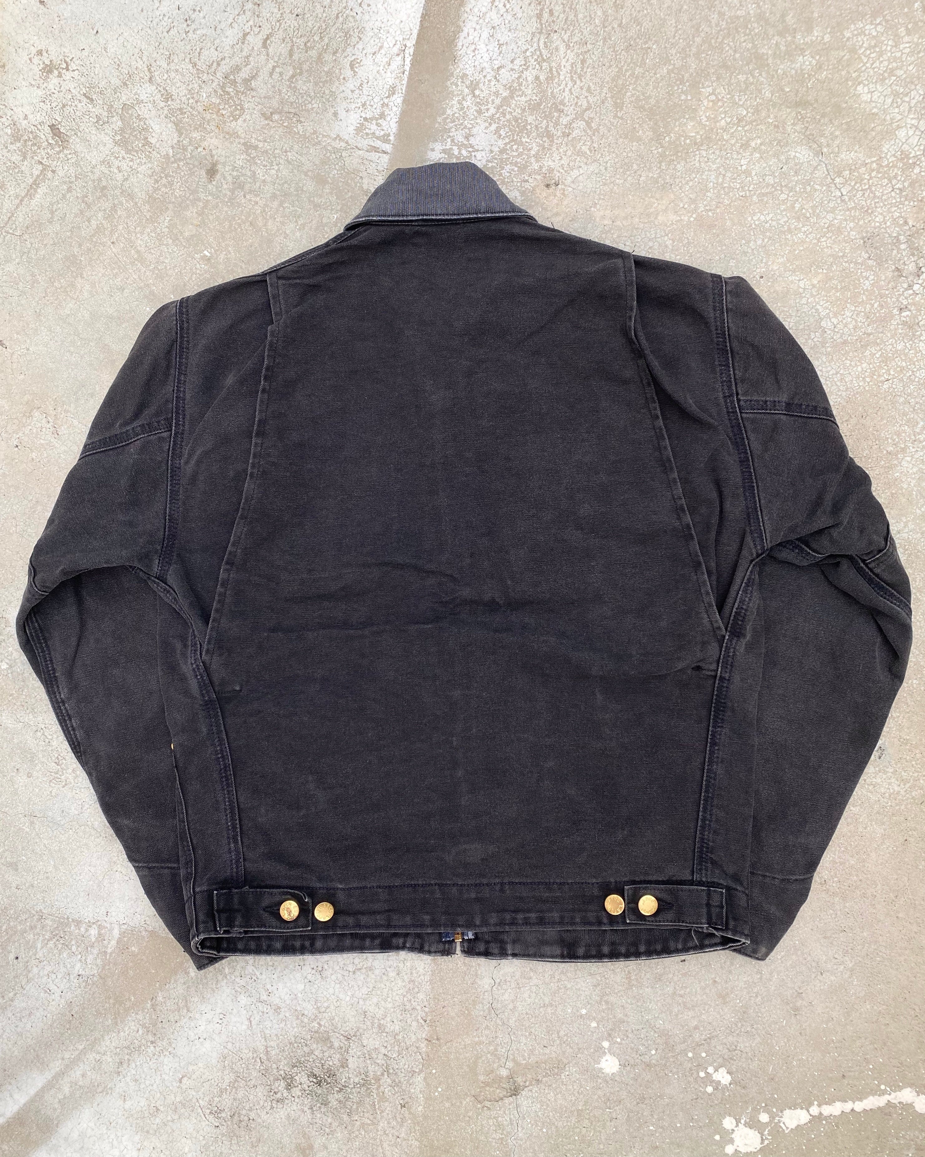 1990S FADED BLACK LAPCO WORK JACKET (M/L)
